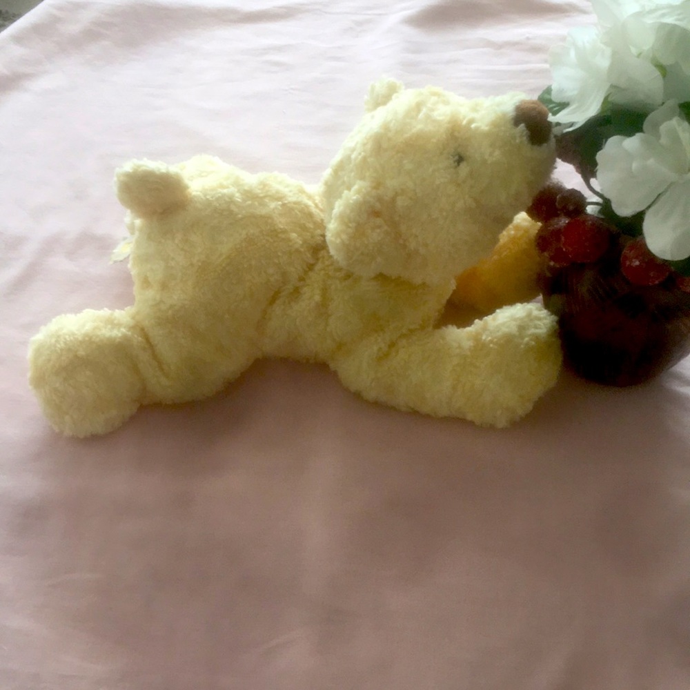 💕Host Pick💕Baby Ganz Lazy Bear extremely Soft and cuddly 14” long